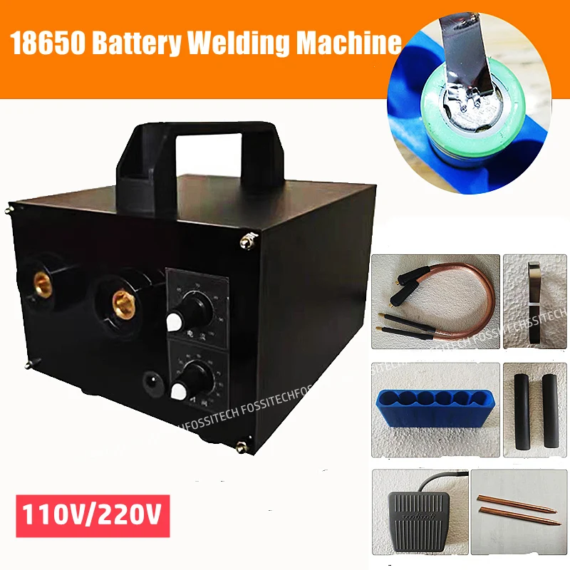 110V/220V Mini Desktop DIY 18650 Battery Spot Welding Machine Portable Lithium Battery Spot Welder Bump Butt Welding Tool