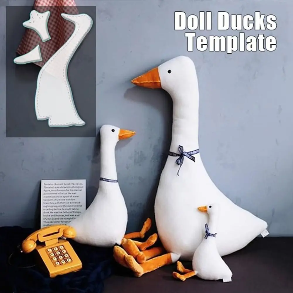 Transparent Ducks Decor Template Set DIY Handicraft Patchwork Ruler Template Quilting Ruler Reusable Handmade Products