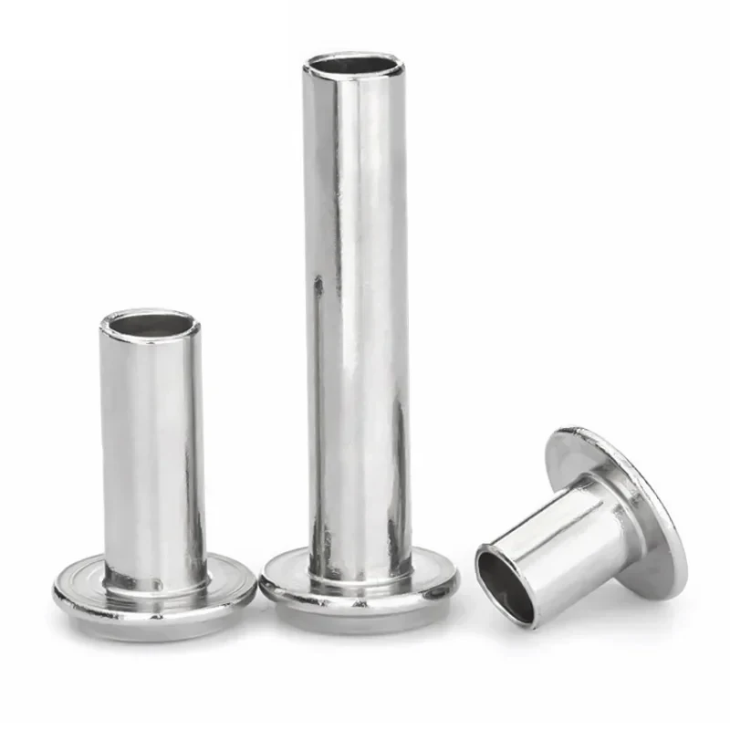 

M1.5 M1.7 M2 M2.5 M3 M3.5 M4 M4.5 M5 M6 M8 304 SS Round Head Rivet / Semi-Hollow Truss Head Rivet A2-70