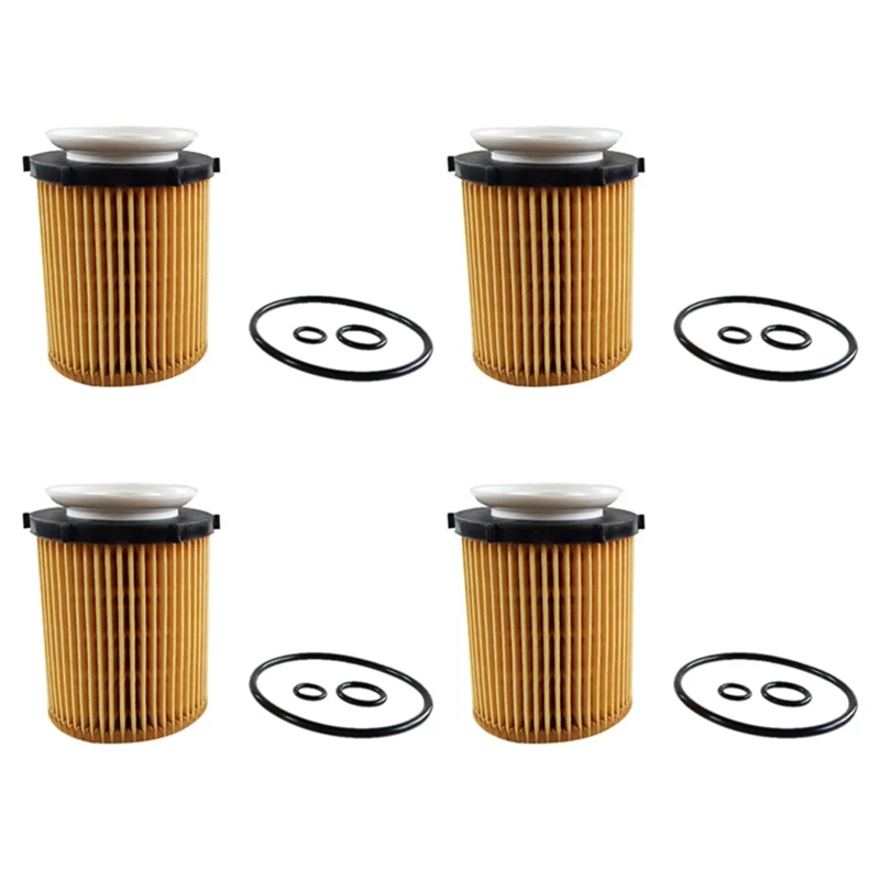 

4X For C E CLA -Class Engine Oil Filter Kit