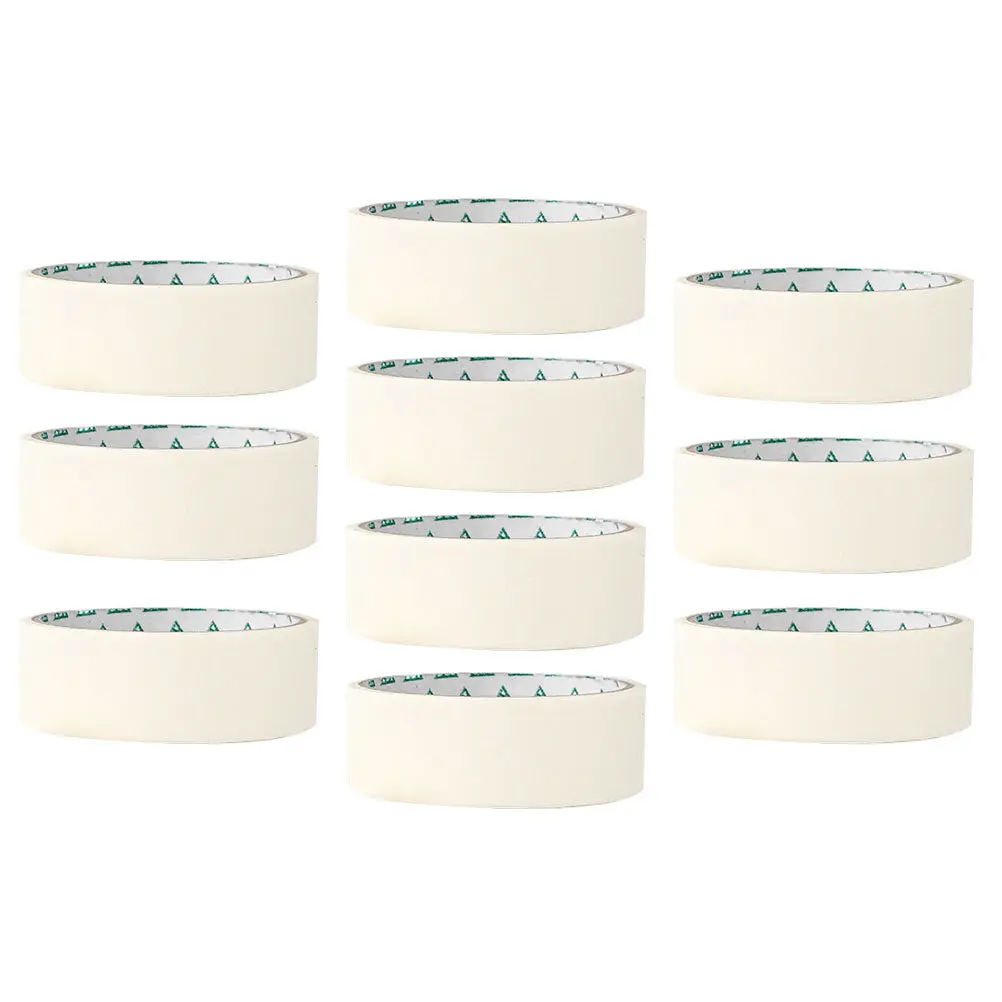 10Pcs Painting Masking Tape for DIY Crafts Art Projects Wall Decor Home Renovation Auto Spray Protection Clean Removal No