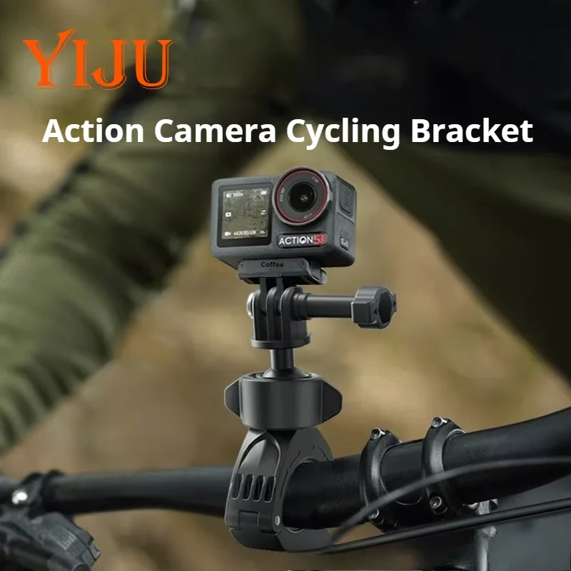 360° Motorcycle Handlebar Mount Aluminum Holder Bike Bracket for GoPro Hero 12 11 10 9 8 Insta360 Osmo Action Camera Accessories