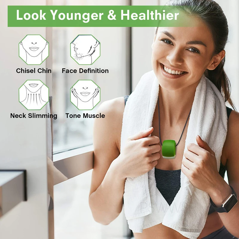 جهاز تمرين الفك للياقة البدنية، جهاز تدليك الوجه، مزيل الذقن المزدوج، جل السيليكا، كرة اللياقة البدنية، مدرب عضلات الوجه، محاكي الفك #5