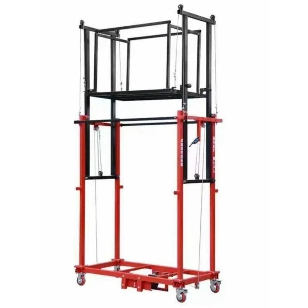 

Электрическая мобильная складная подъемная платформа с дистанционным управлением для строительных площадок, многофункциональный подъемник