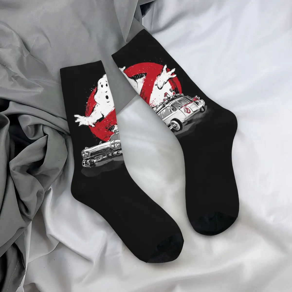 Autumn Winter Harajuku Unisex Ghostbusters Monster Movie Socks Ghost Busters Non-slip Crew Socks