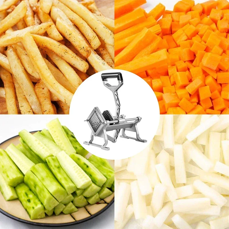 Staffa da parete multifunzione per ristorante commerciale, bancone fisso o taglierina per patatine fritte pesante per montaggio a parete