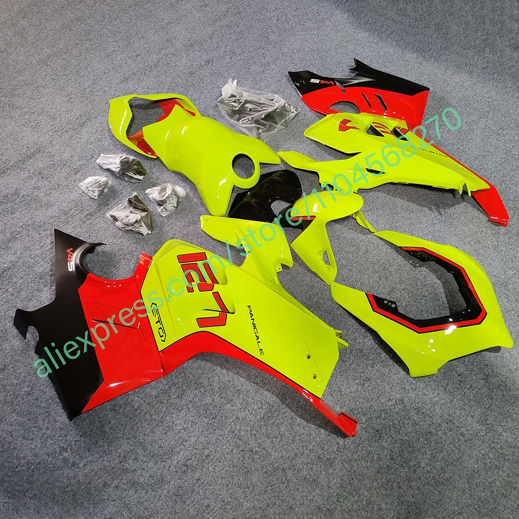 

Комплект обтекателей для DUCATI Panigale V4S 2022 2023 2024, крышка топливного бака, пластиковые обтекатели из АБС для мотоциклов V4 22 23 24