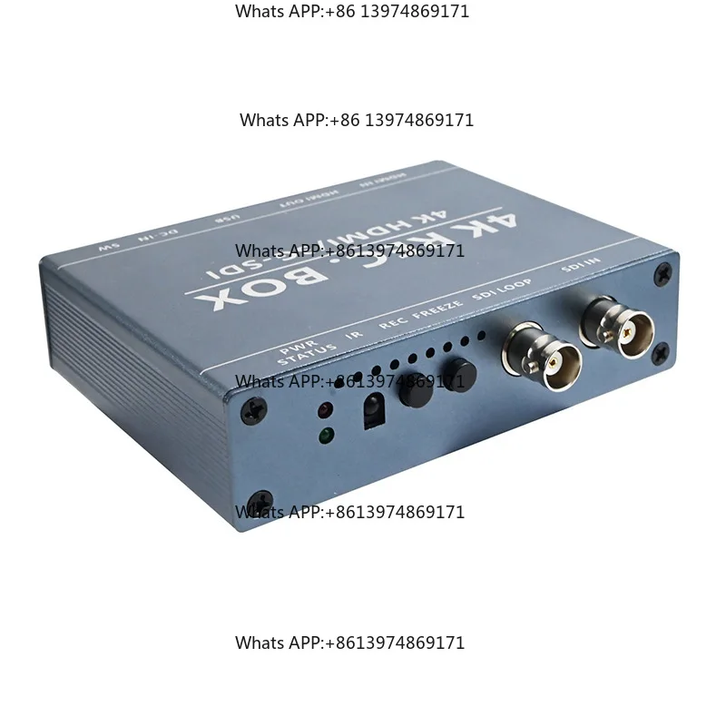 SDI HD Capture Box 4K SDI/HDMI Video Recorder 3G SDI DVI Signal Input HDMI Output Video Freeze 1080P HDMI Recorder Grabber Box
