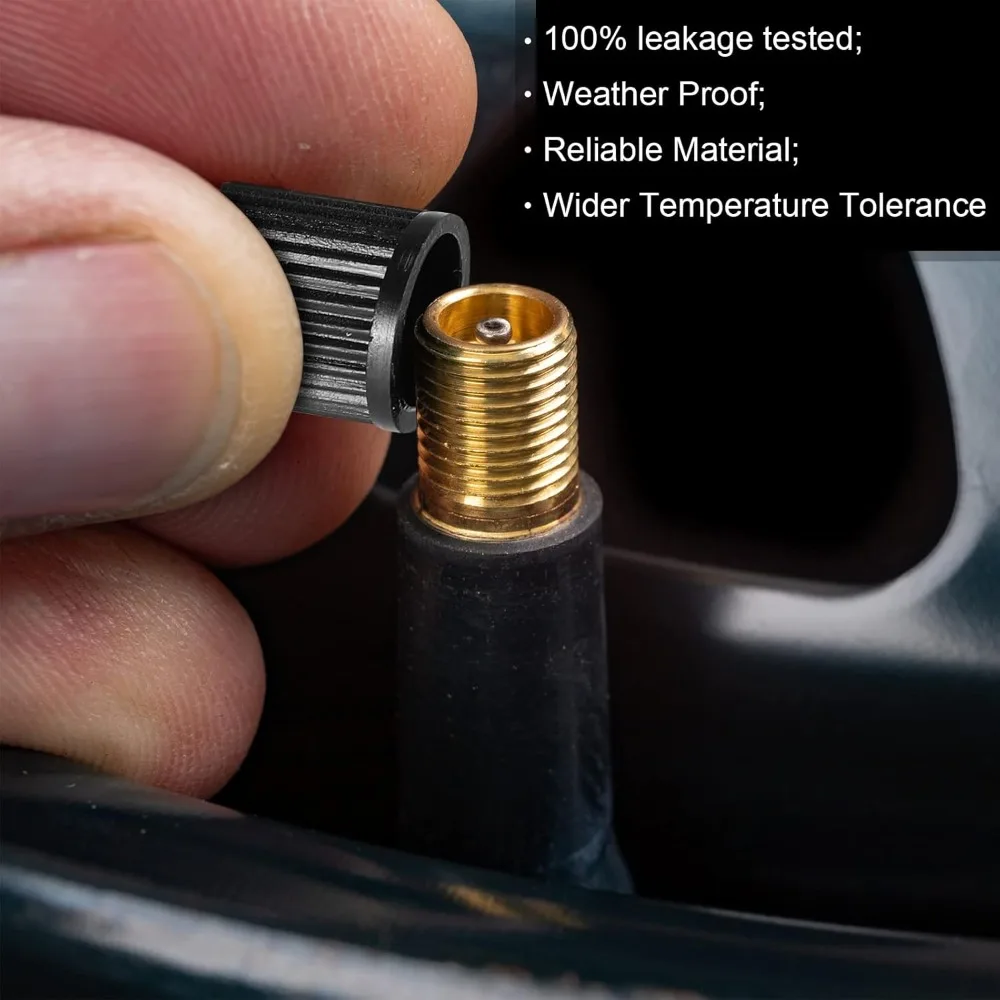 1-100Pcs TR413 Snap-In Tire Valve Stems Automotive Parts Black Rubber Valves Replaceable Parts With Dust CapRubber Valves - view 6