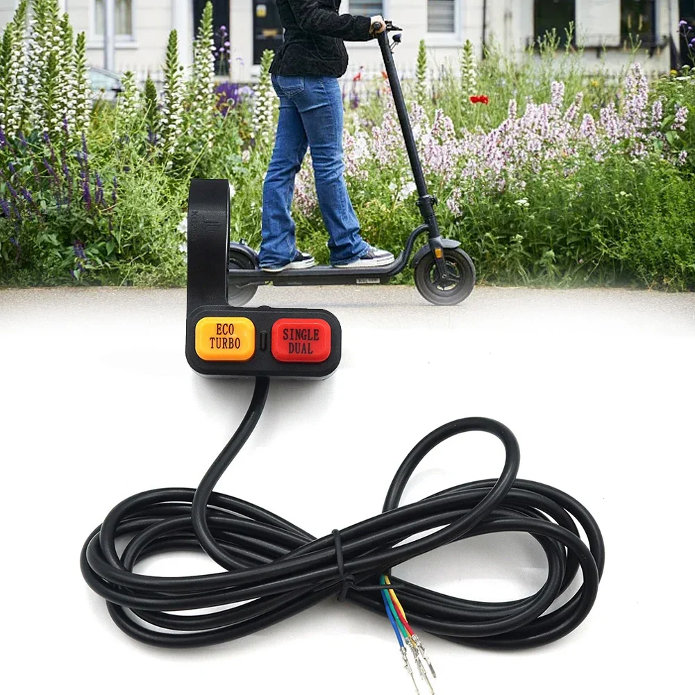 

For 8/10 Inch Electric Scooter Motorbike On-Off Button High Low Speed Control Electric Bicycle Accessories E-bike 2 In 1 Switch