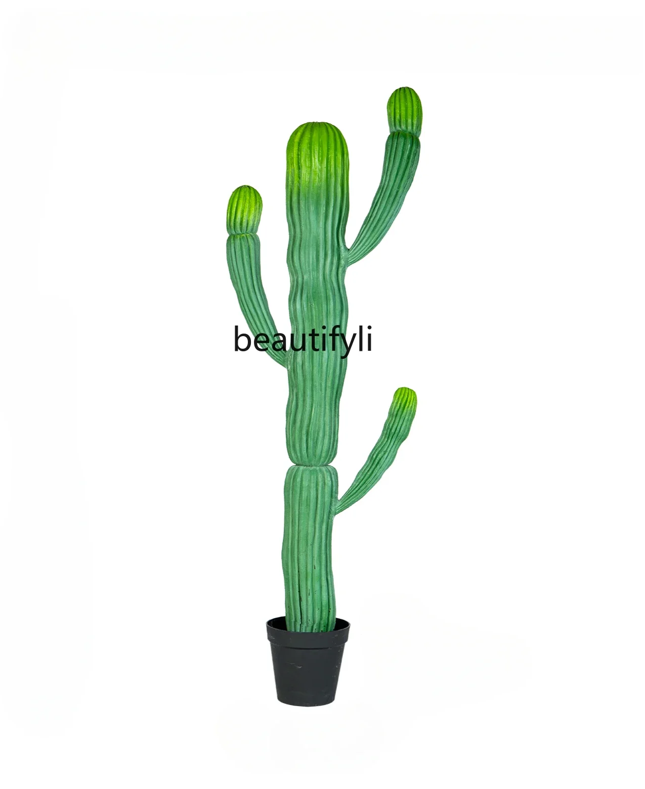 Large simulated cactus plant indoor living room fake tree potted plant decorative landscaping bionic green plant cactus ornament