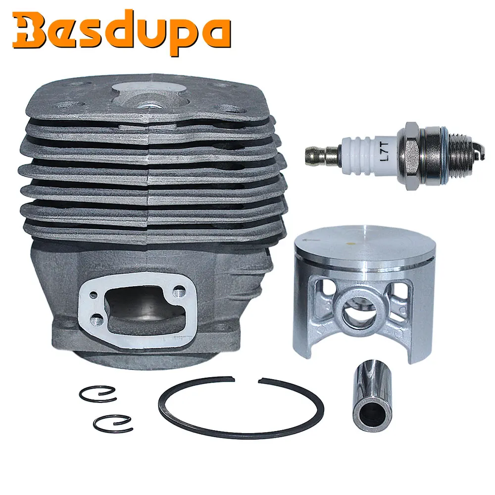 Pistão do Cilindro para Husqvarna 288xp 181 281 288 Chainsa w Vela de Ignição Substituir 503506301 Jardim Ferramenta Peças 54 mm
