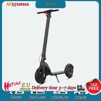 HX Electric Scooter 350W Motor 36V5AH Removable Battery Dual Disc Brake E-Scooter 8.5-inch Tires 25KM/H Foldable Adult EScooters