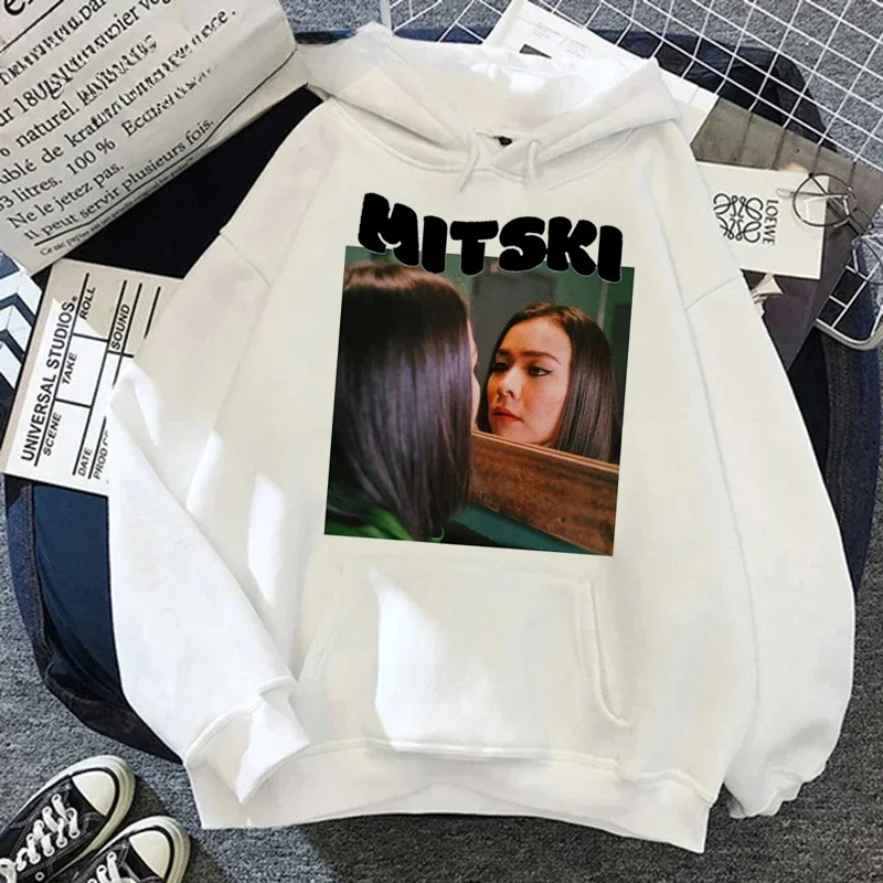 2024 Mitski enterrado Me in Makeout Creek jersey estampado para hombres eres mi novia ropa de calle Unisex moda Casual sudadera