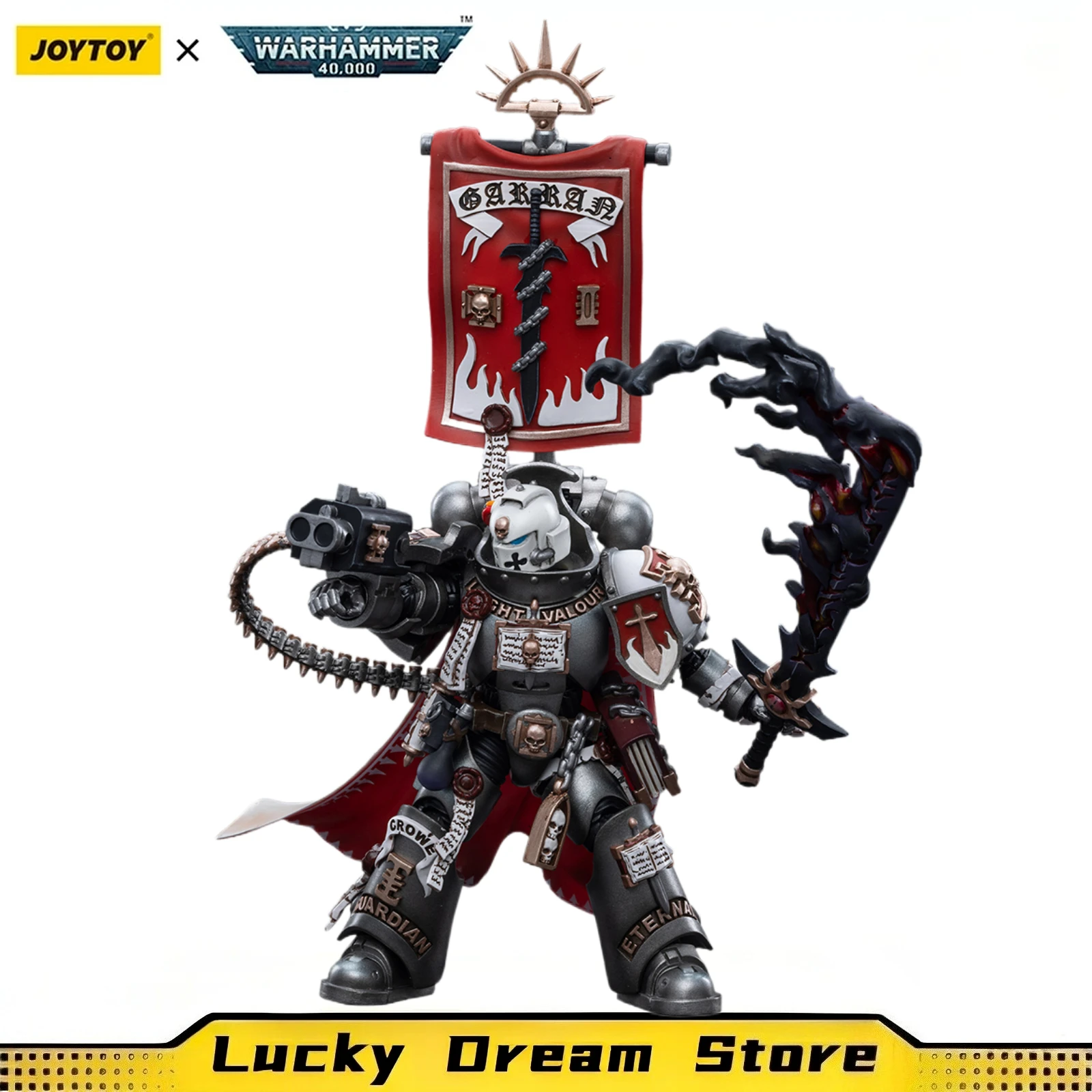 

【JOYTOY】1/18 Фигурка Warhammer 40K Grey Knights, модель Castellan Crowe
