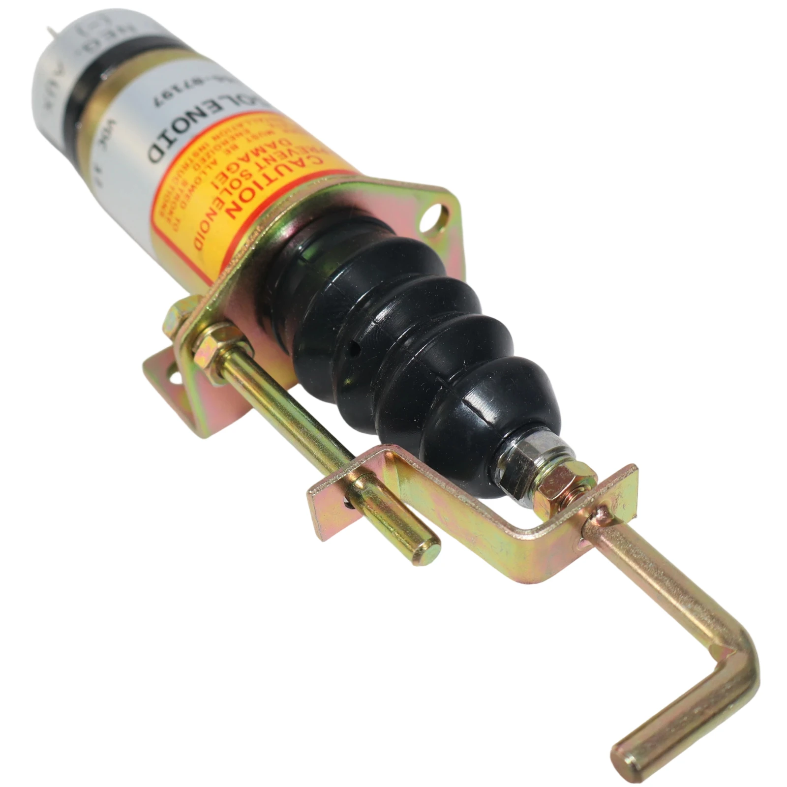 12V Fuel Shut Off Solenoid 366-07197 For Perkins Lister Petter Genset LPW2 LPW3 LPW4 LPWT4 Diesel Generator Engine