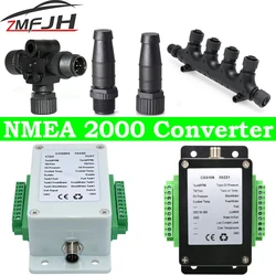 NEW NMEA 2000 Multifunction Converter /N2K Converter Single/Dual Up to 13-18 sensors Signal For Boat Yacht Marine Converter