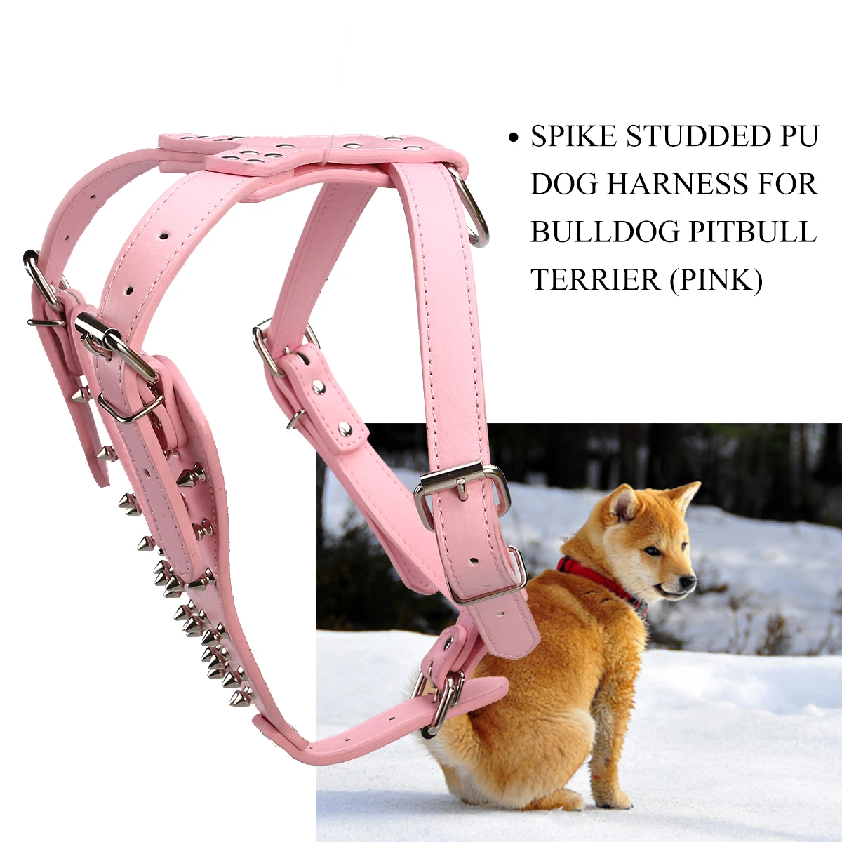 

PU dog harness Spike dog harness harness Terrier harness