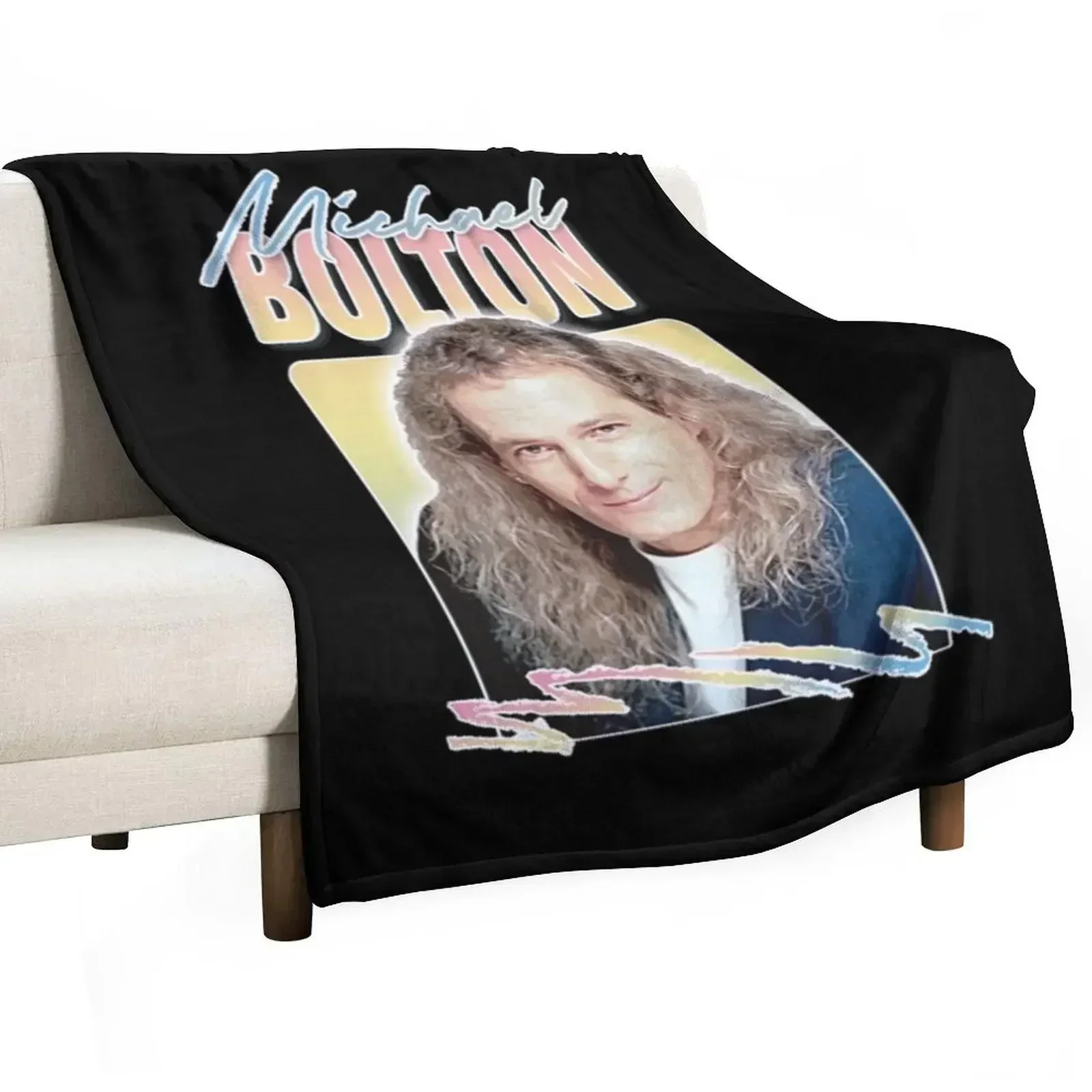 Michael Bolton Throw Blanket heavy to sleep Single Tourist Cute Blankets