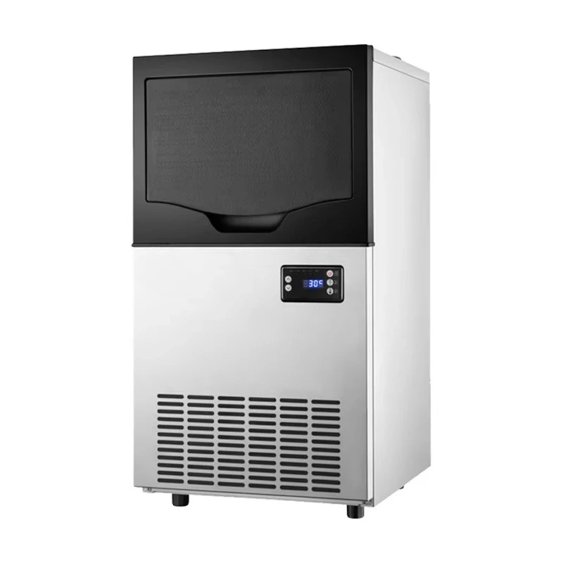 

Commercial ice making automatic milk tea shop large integrated ice making machine