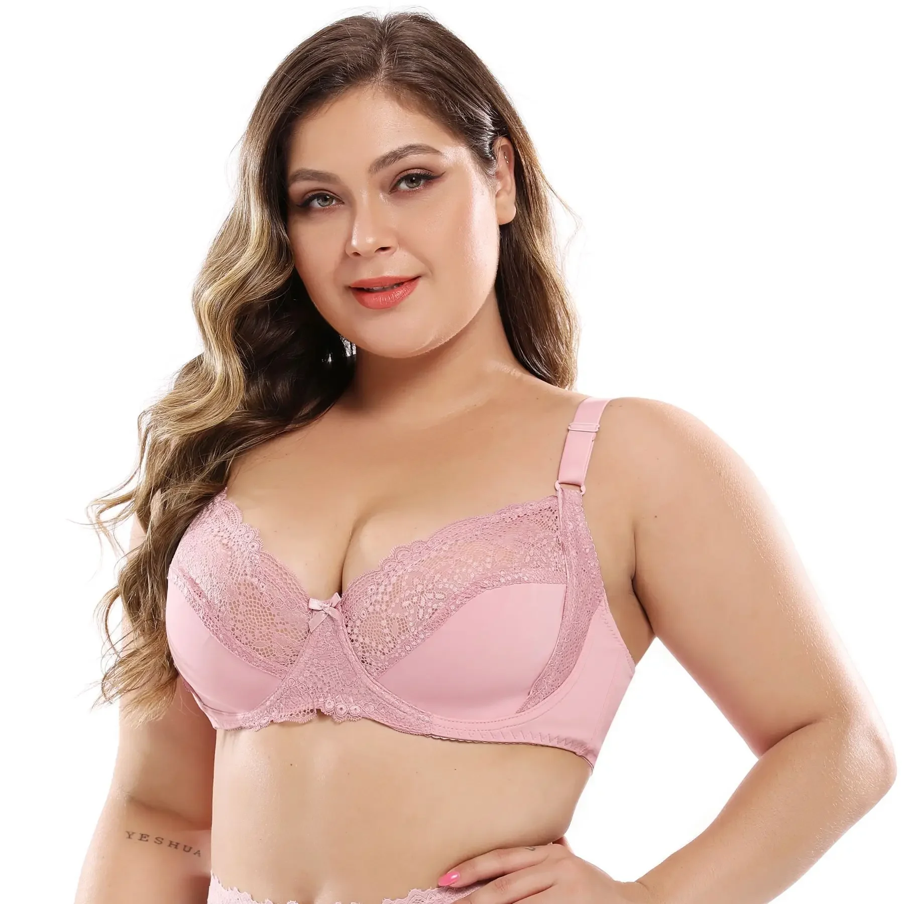 Beauwear reggiseni a coppa sottile per le donne reggiseno con ferretto con spalline regolabili biancheria intima Sexy in pizzo Bralette Lingerie Top