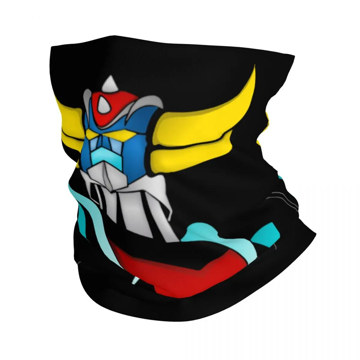 Grendizer Goldorak Bandana Neck Gaiter Printed Mazinger Z Anime Robot Mask Scarf Warm Headband Riding Unisex Adult Washable