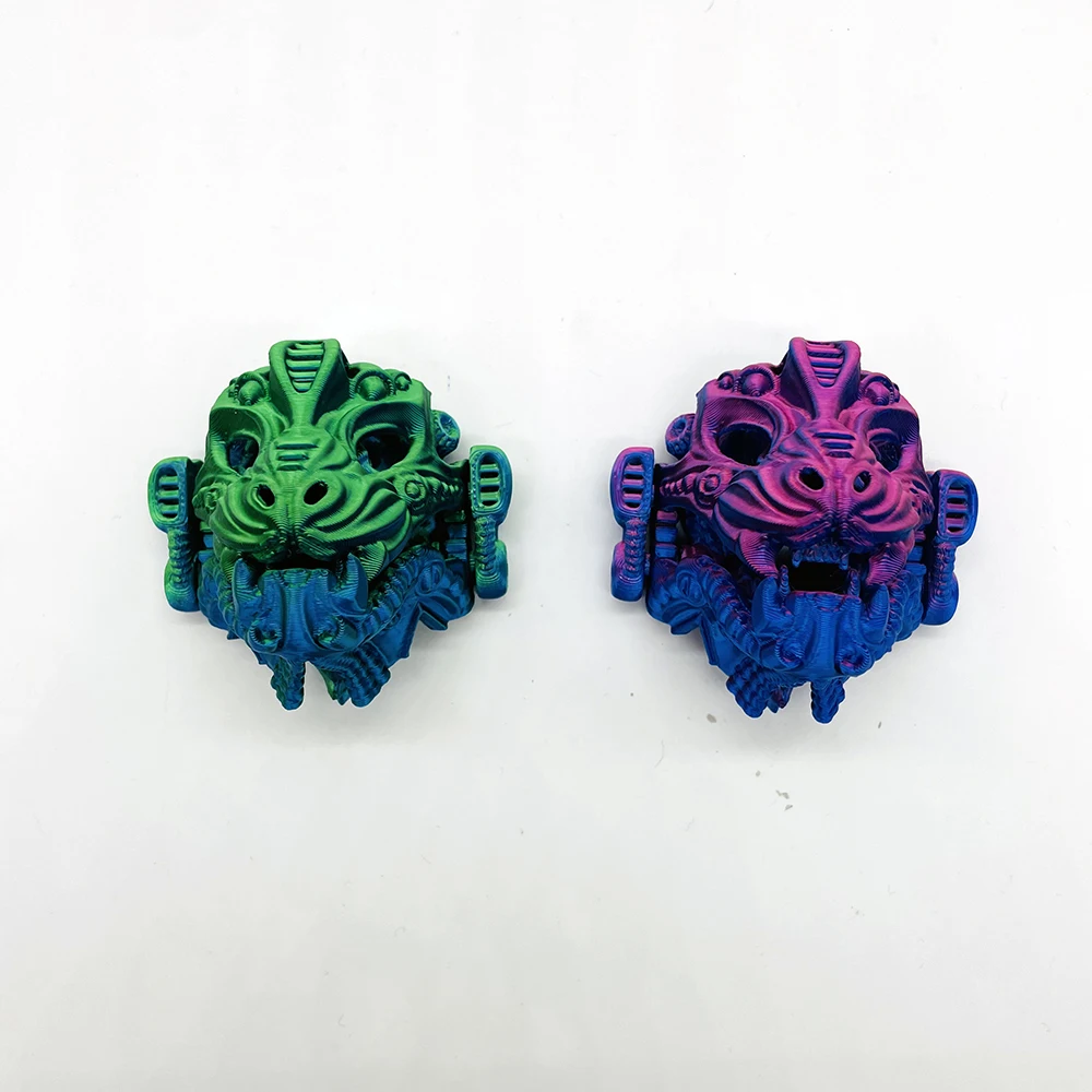 

3D Printed PLA Skull Helmet Model | Gothic Warrior Decor | Halloween Scary Prop with Detailing