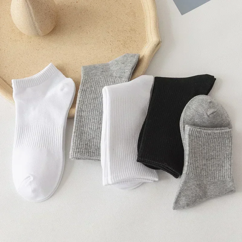 Spring and summer socks female boat socks pure cotton right -angle invisible solid color cotton  electric heating socks