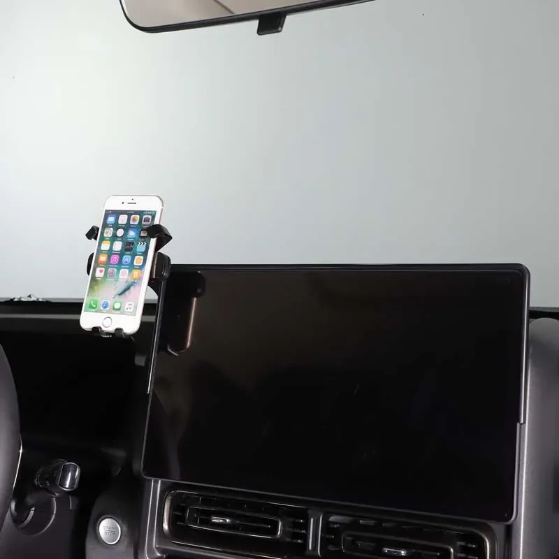 

For Haval H9 2024-2025 Menglong 2023-2024 ABS Black Car Phone Holder GPS Navigation Mobile Bracket Car Accessories