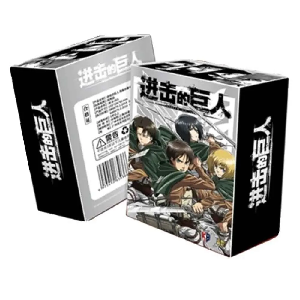 Attack on Titan Card Rare LP Cards Limited Metal Cards Enthusiastic Animation Collection Card Children's Toy Gift