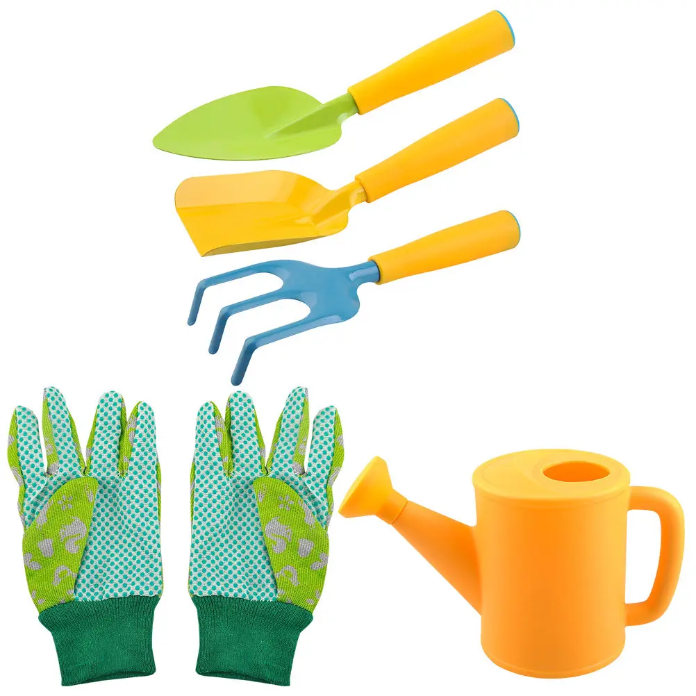 

Набор детских инструментов для посадки растений, яркие мини-инструменты для садоводства для мальчиков и девочек, для веселого копания на пляже и в песке