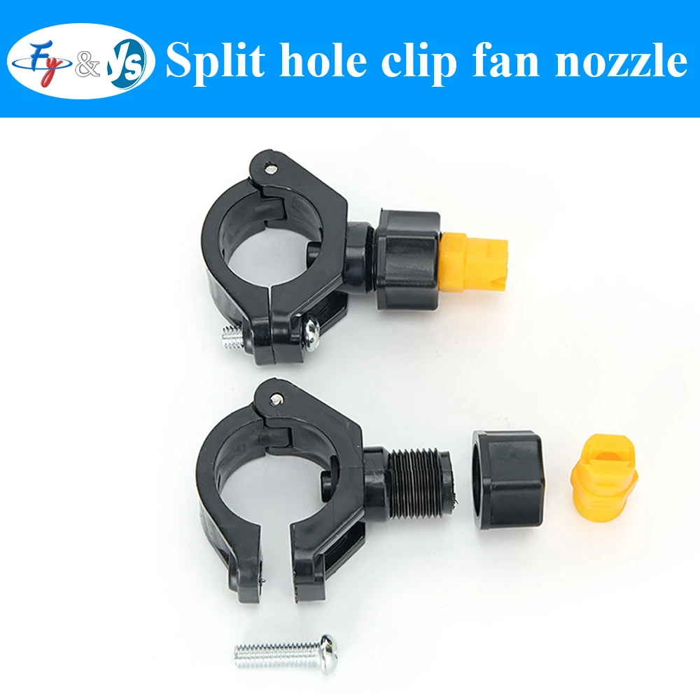 YS PP Plastic Split Hole Clip Fan Nozzle Industrial/Agricultural Nozzle Sprayer New Condition for Fan Cleaning Pretreatment