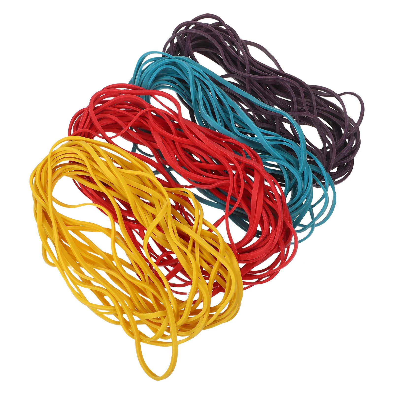 2560pcs Rubber Bands High Elasticity Multi-Color Bands For File Organization Financial Documents  Office  School Supplies