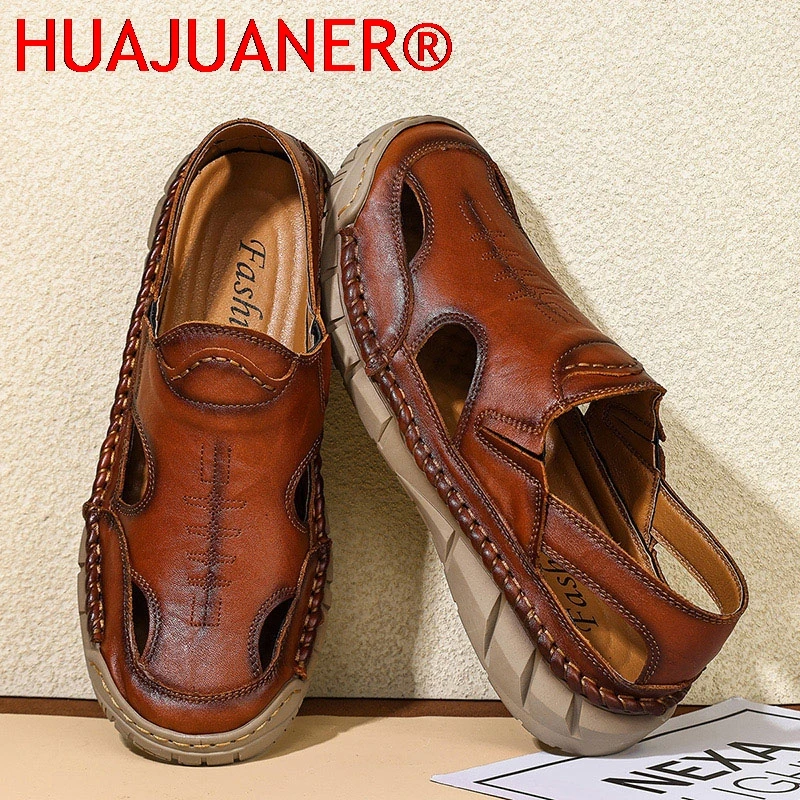 Hot-selling zomer herensandale - Flip Flop Leather Men recensie en prijs