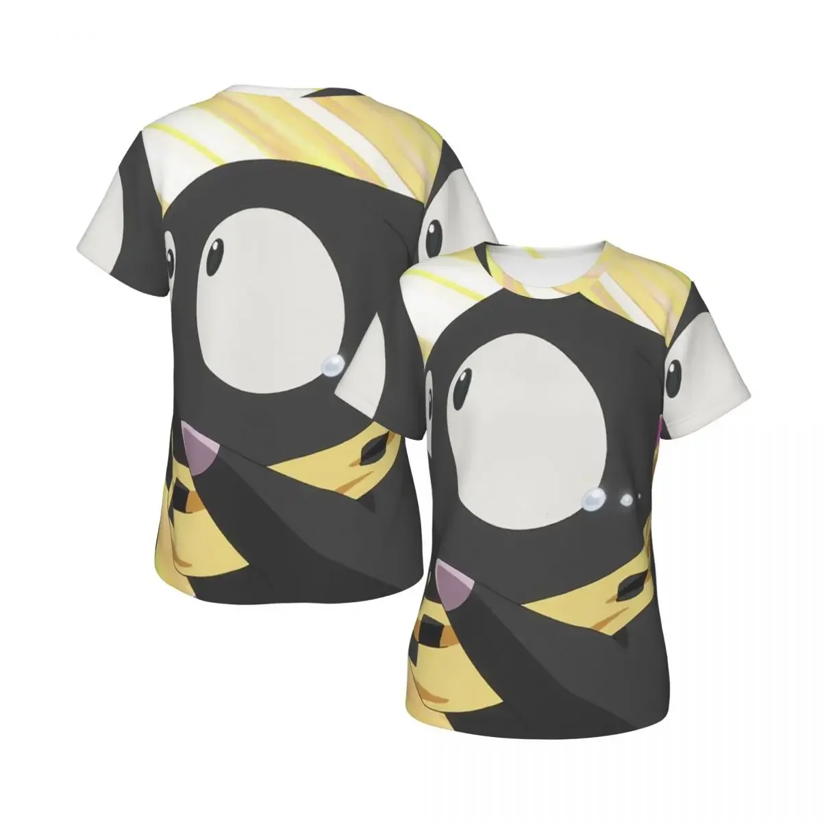 P-chan Ryoga Lost Pig Ranma Adventure Comedy T-Shirt for Women Crew Neck Streetwear T Shirts Women's Tees Short