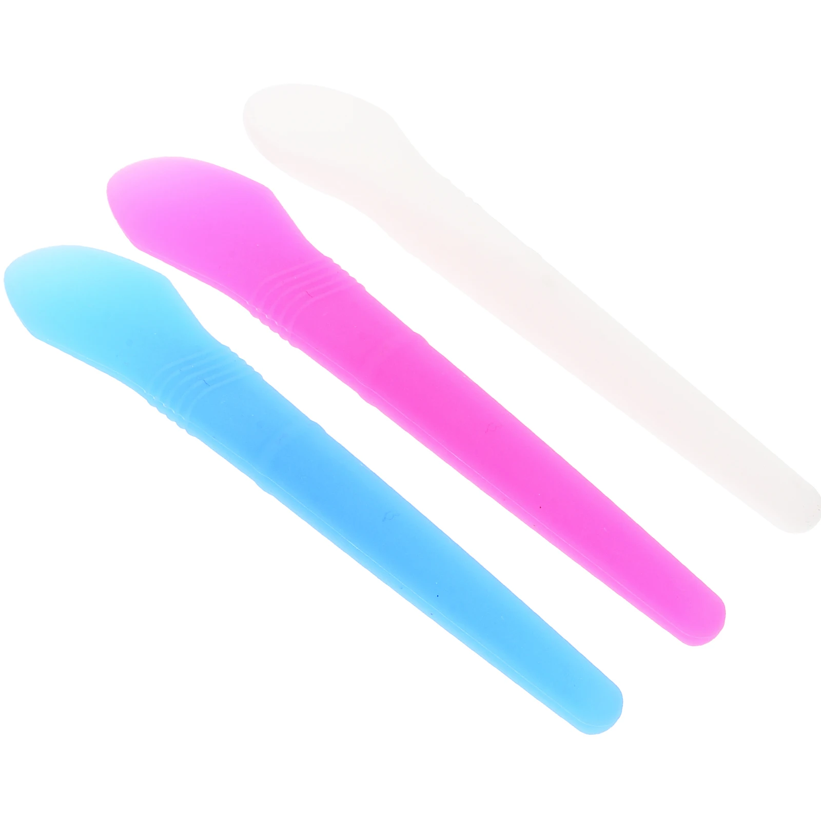 3 uds máscara de silicona cepillo de maquillaje cepillo de máscara cómodo duradero Material Premium fácil de usar herramienta de maquillaje portátil