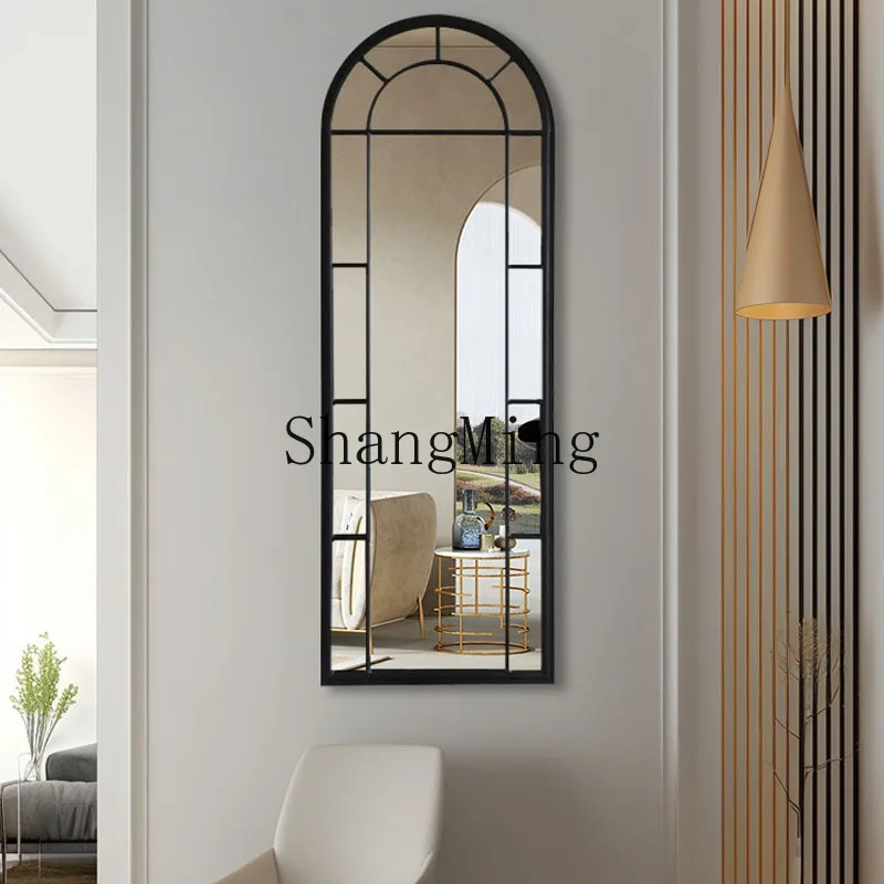 

FG bedroom wall-mounted mirror creative floor-to-ceiling full-length mirror hotel homestay high definition wall