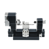 High Power 60W Powerful Mini Metal DIY Rotating Lathe Machine Tools With Base 12000 Rpm For Wood Soft Metals Plexiglass Plastic
