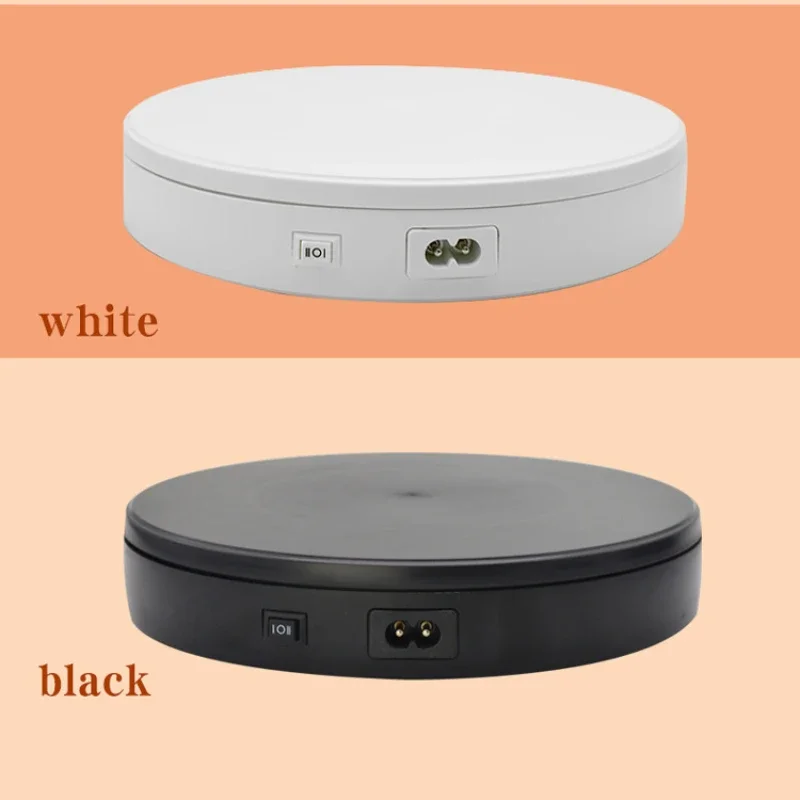 Electric Turntable 360 Rotation 5KG Noiseless Rotating Table Jewelry Watch Multifunctional Display Stands Table 22*22*4cm