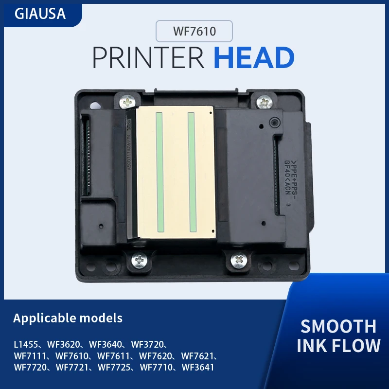 

Printer Head WF7610 Printhead Print Head for Epson WF3620 WF3640 WF3720 WF7111 WF7611 WF7620 WF7621 WF7720 WF7721 WF3641 WF7710