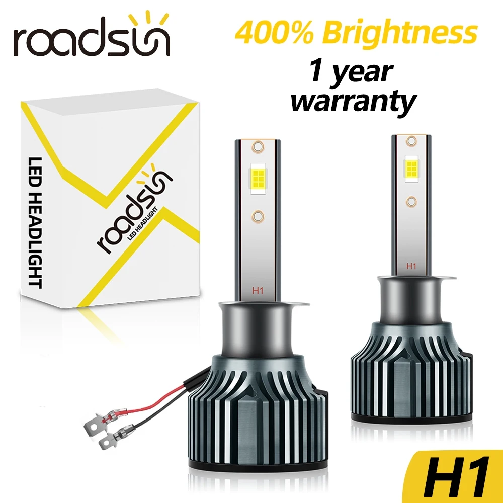 2 шт., Автомобильные светодиодные лампы H1 180 лм 6500 Вт 400% к