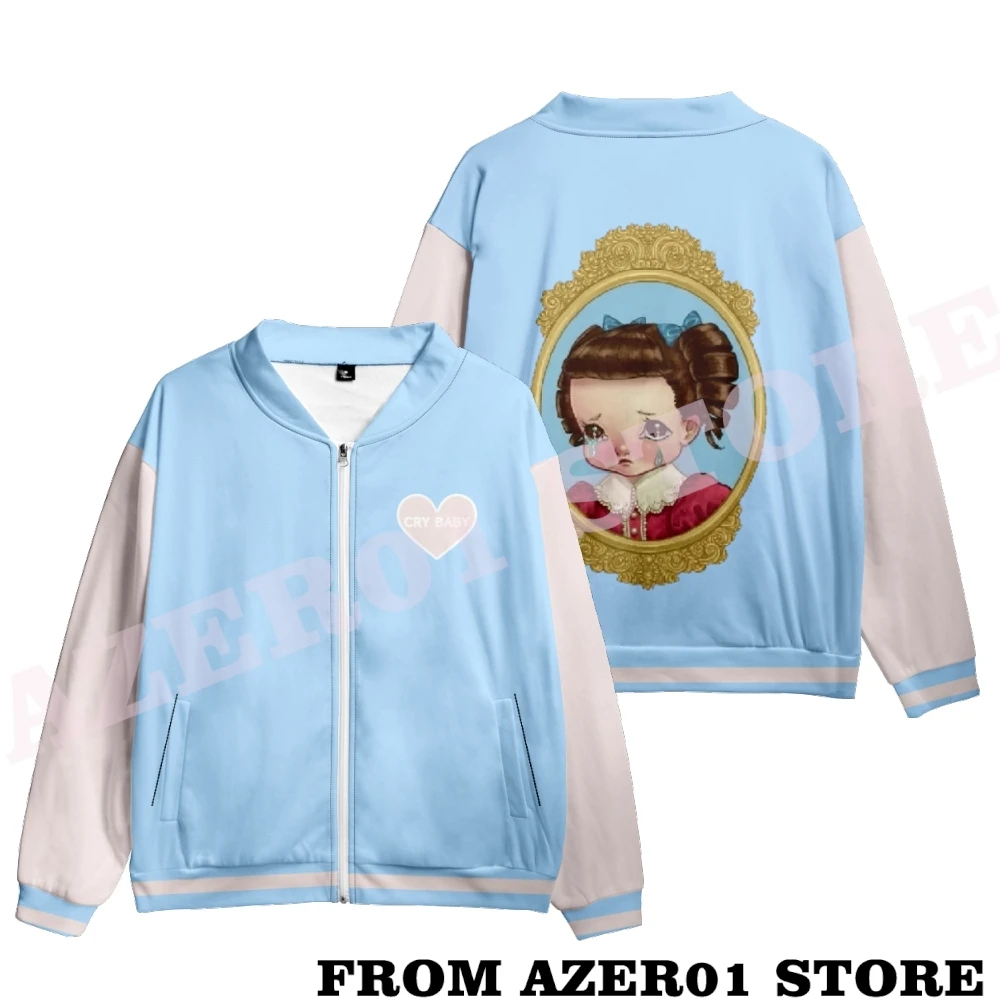 Melanie Martinez Merch Logo weinen Baby 3d Jacke Winter Hoodies Männer/Frauen lässig Baseball Uniform Streetwear Sweatshirt