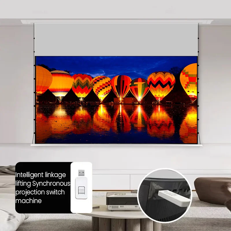 Fresnel Long Throw Projector Screen 72-100