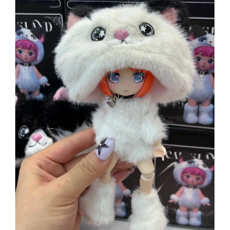 In Stock Cat Island Wonderland Series 1/12 Mjd Bjd Articulated Doll Blind Box Desktop Decor Surprise Mystery Box Birthday Gift