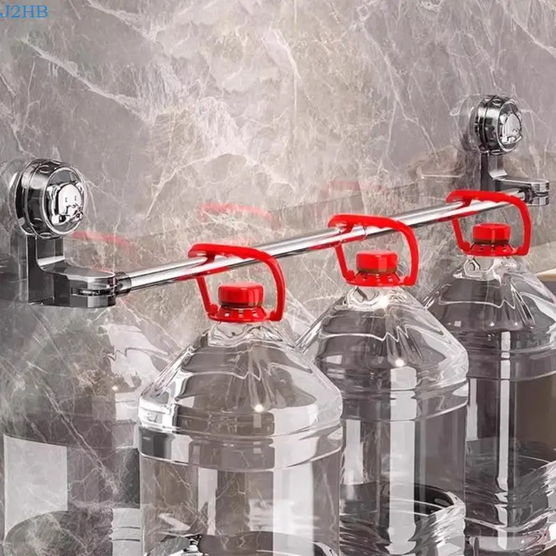 J2HB Expandable Bathroom Towel Holders with Strong Suction Cups Space Saving for Home