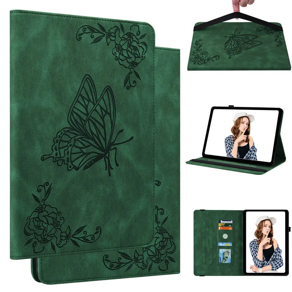 

For Huawei MatePad 11 T10 T10S MatePad Pro 10.8 Case Flip Stand Soft Silicone Butterfky Tablet Cover For MediaPad M5 Lite T5 10