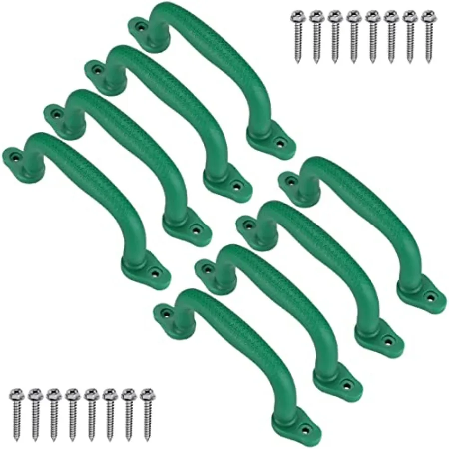 

Set of 8 Safety Playground Handles, Swing Set Safety Hand Grips for Playset, Climbing Frame, Play House, Climbing Frame, Play H