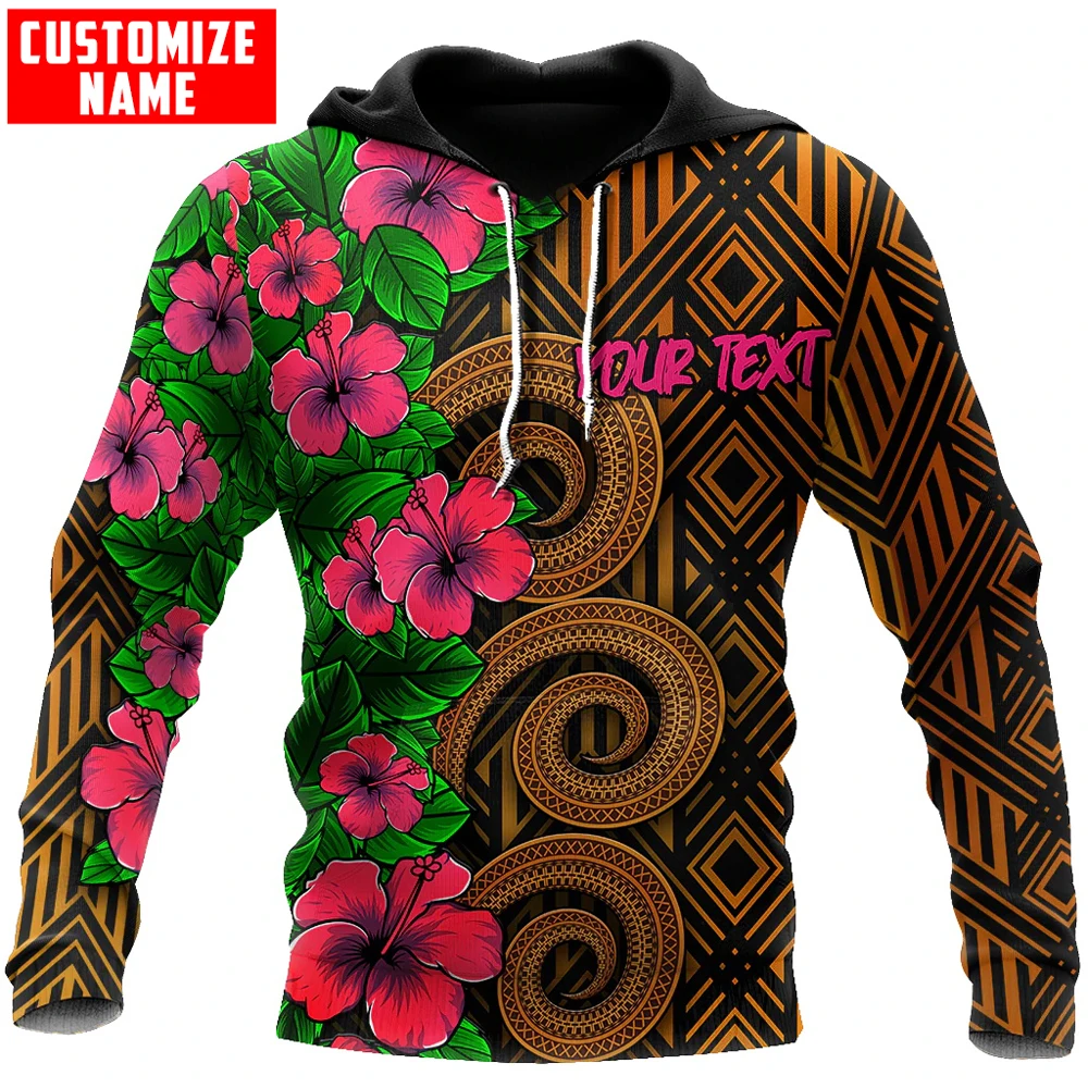 PLstar Cosmos Amazing Polynesian Tribal Pattern Customize 3D Printed Men Hoodie Unisex Casual Zip Pullover sudadera hombre ADW50