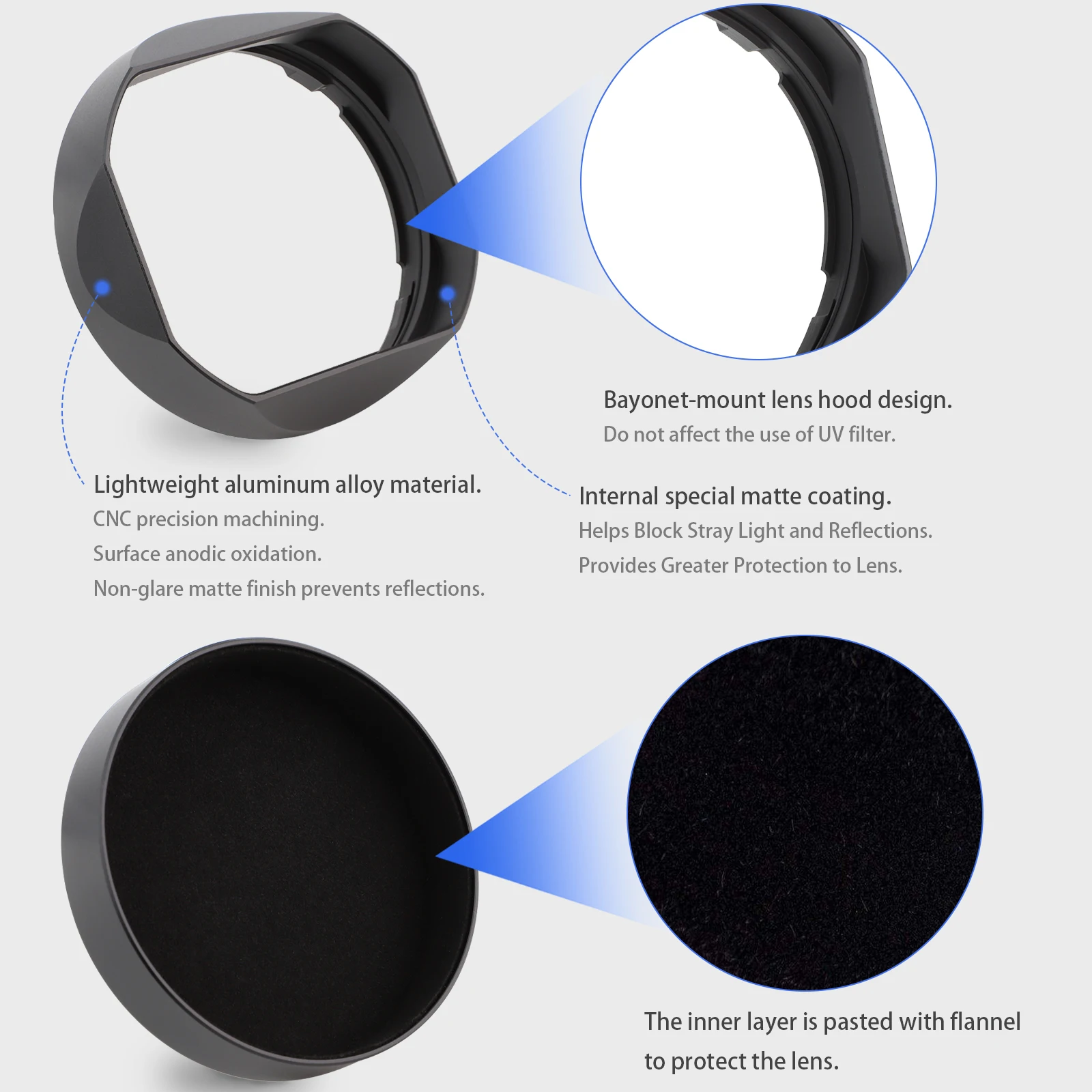 Haoge-lente de baioneta para fujifilm xf, câmera com lentes especiais para fuji xf, 18-55mm, lentes ornamentais e lentes fujinon xf, 14mm f2.8 r