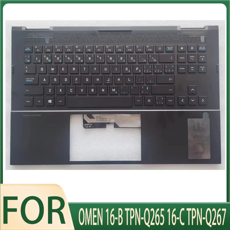 

New Original For OMEN 16-B TPN-Q265 16-C TPN-Q267 Laptop Palmrest Case Keyboard US English Version Upper Cover